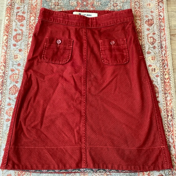 Gap corduroy a line midi skirt - Picture 1 of 6